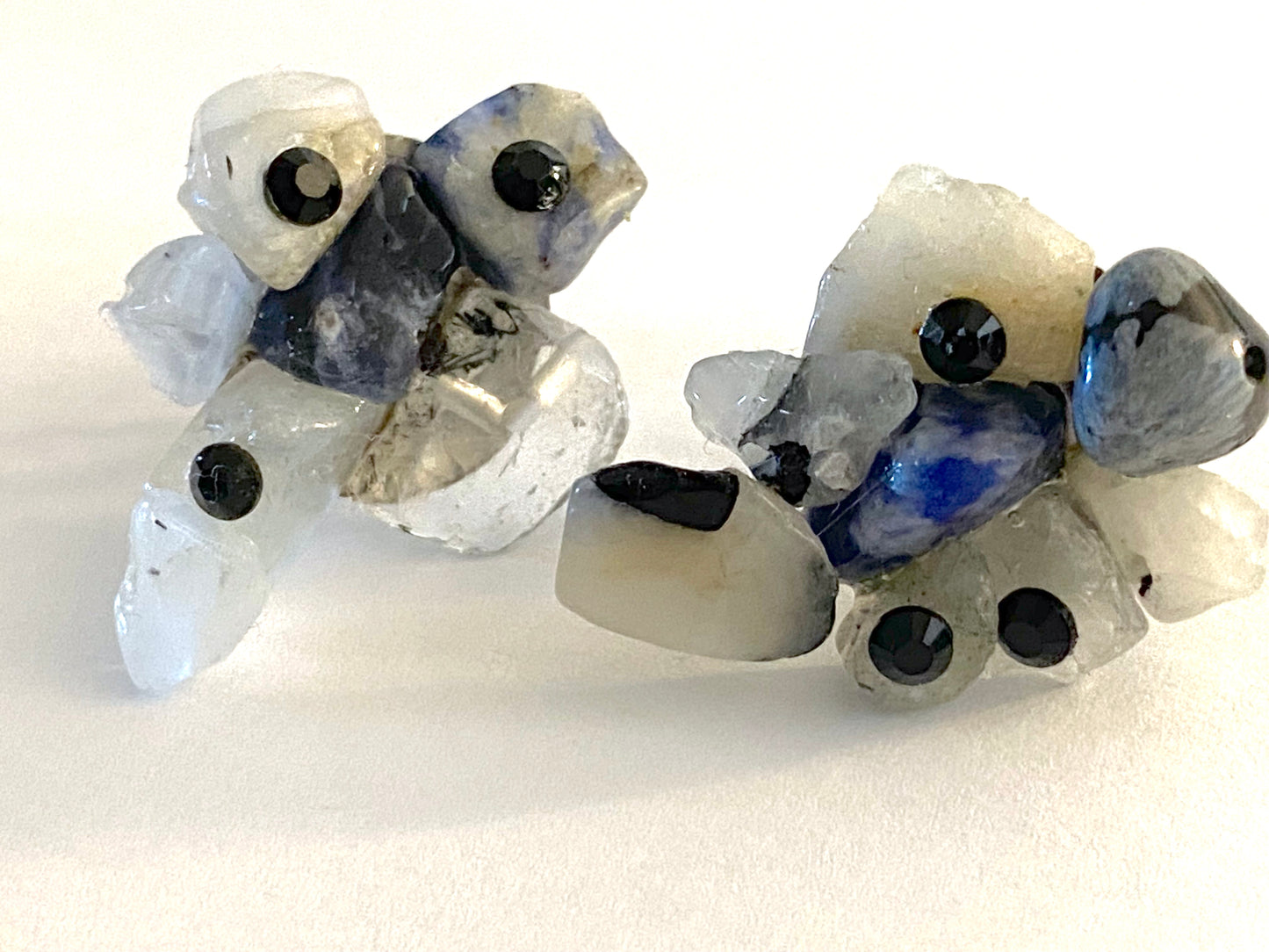 Quartz Sodalite Earring