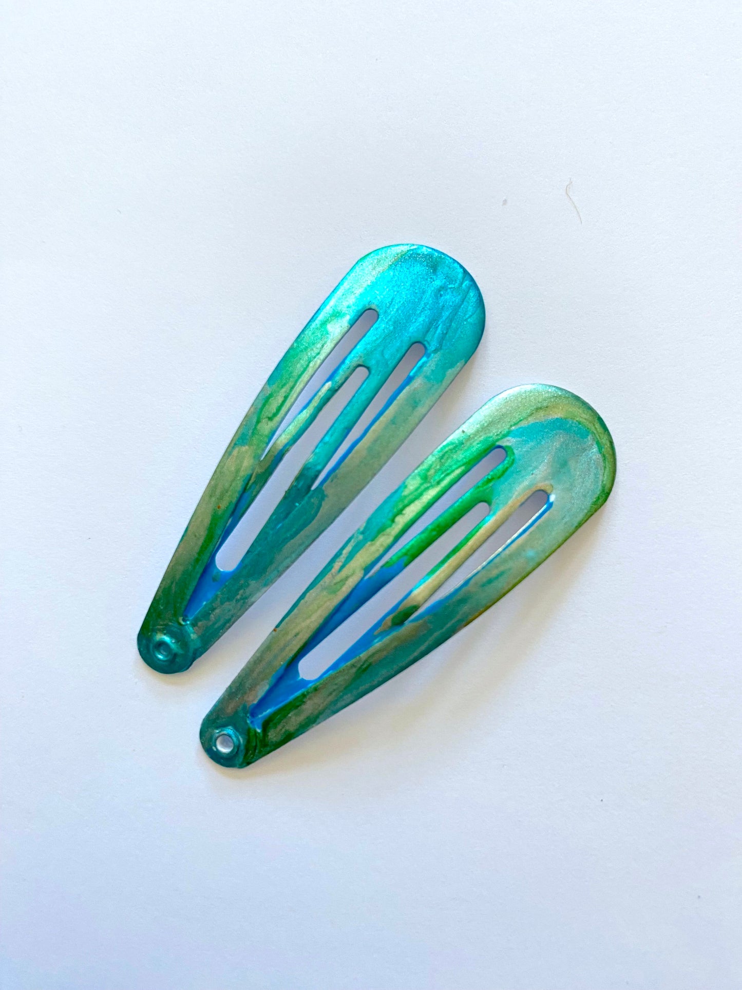 Turquoise Sea-Green Barrette