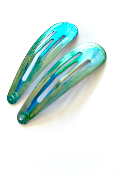 Turquoise Sea-Green Barrette