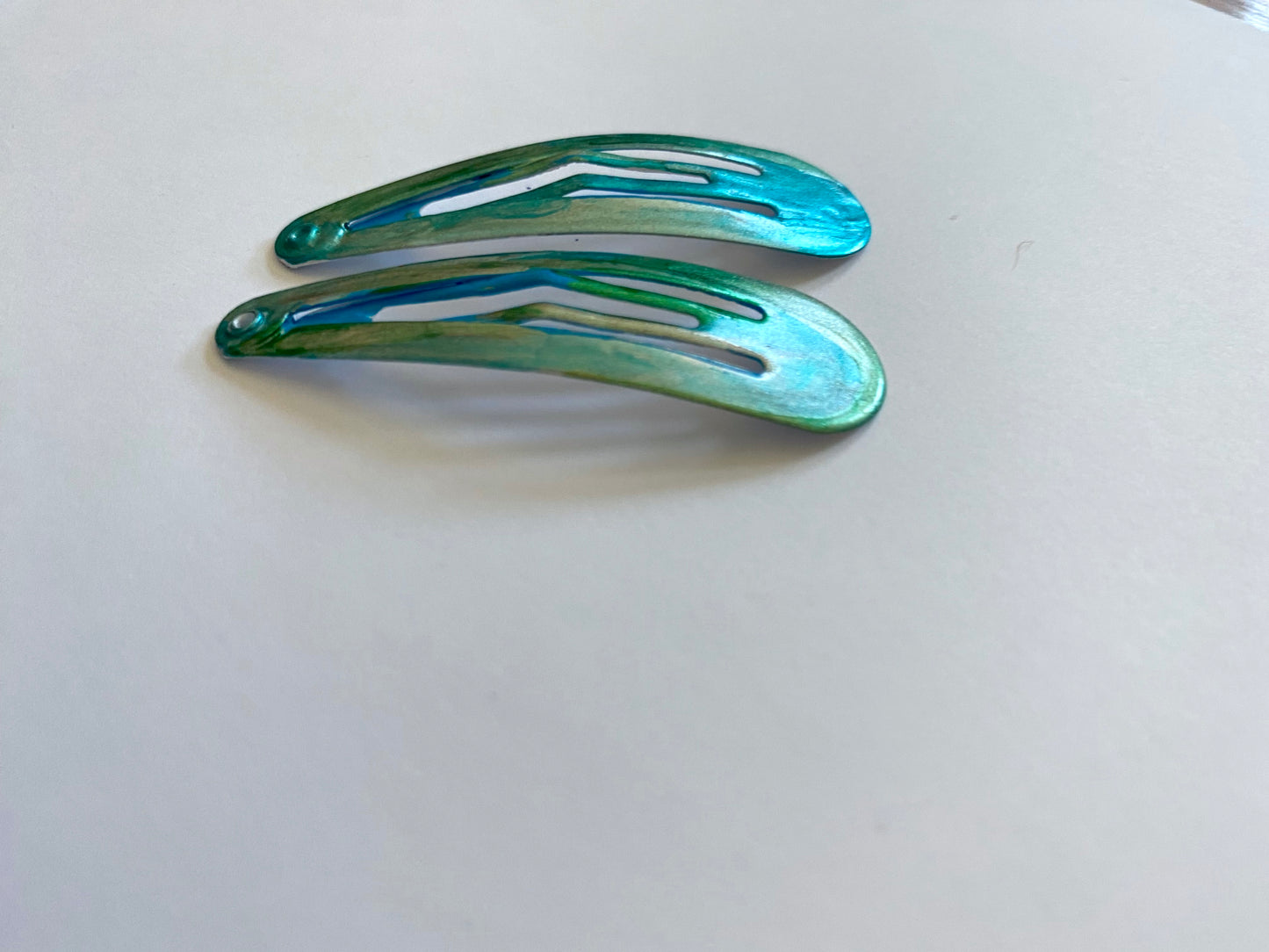 Turquoise Sea-Green Barrette