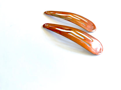 Orangish Gold Barrette