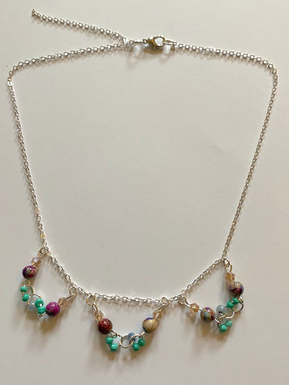 Imperial Jasper Champagne Necklace