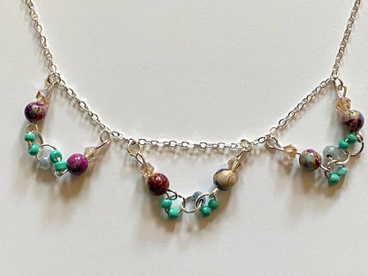 Imperial Jasper Champagne Necklace