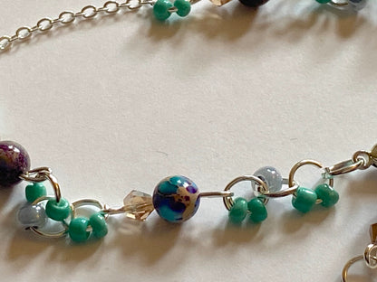 Imperial Jasper Champagne Turquoise Bracelet