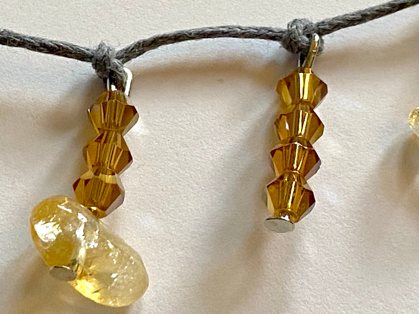 Citrine Amber Necklace