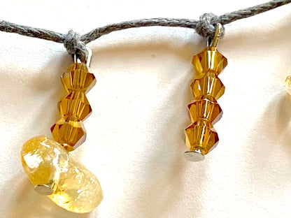 Citrine Amber Necklace