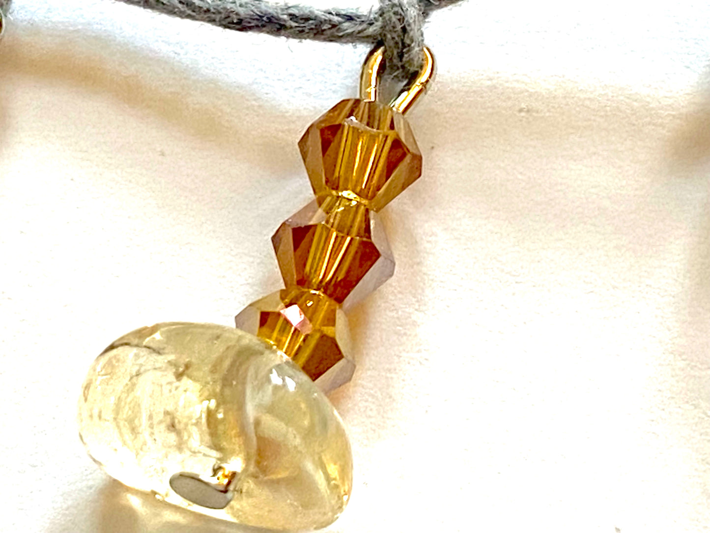 Citrine Amber Necklace