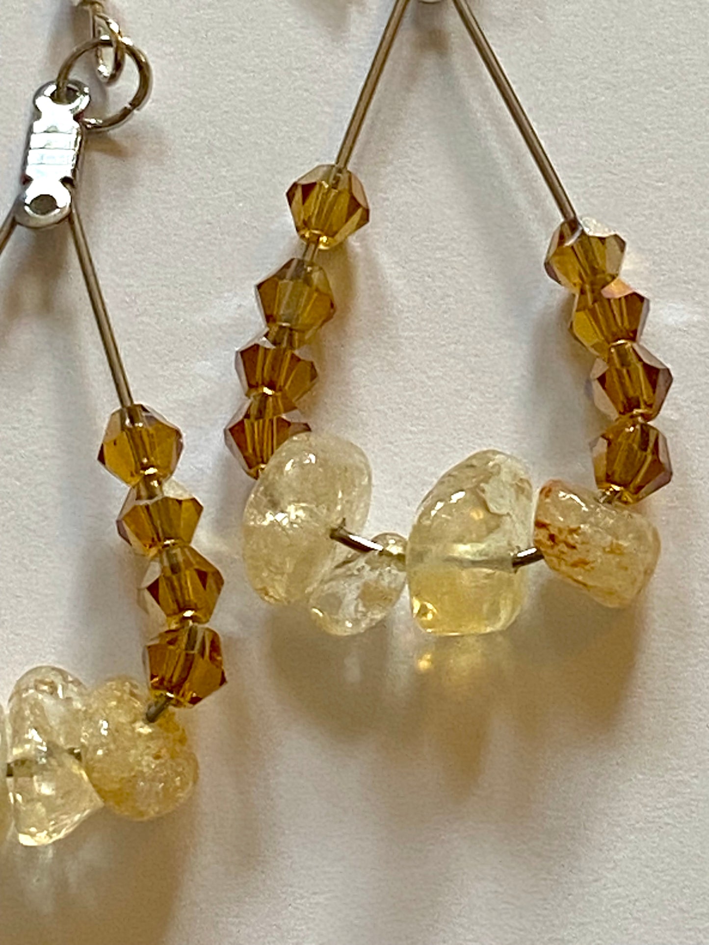 Citrine Amber Earrings