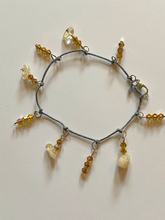 Citrine Amber Bracelet