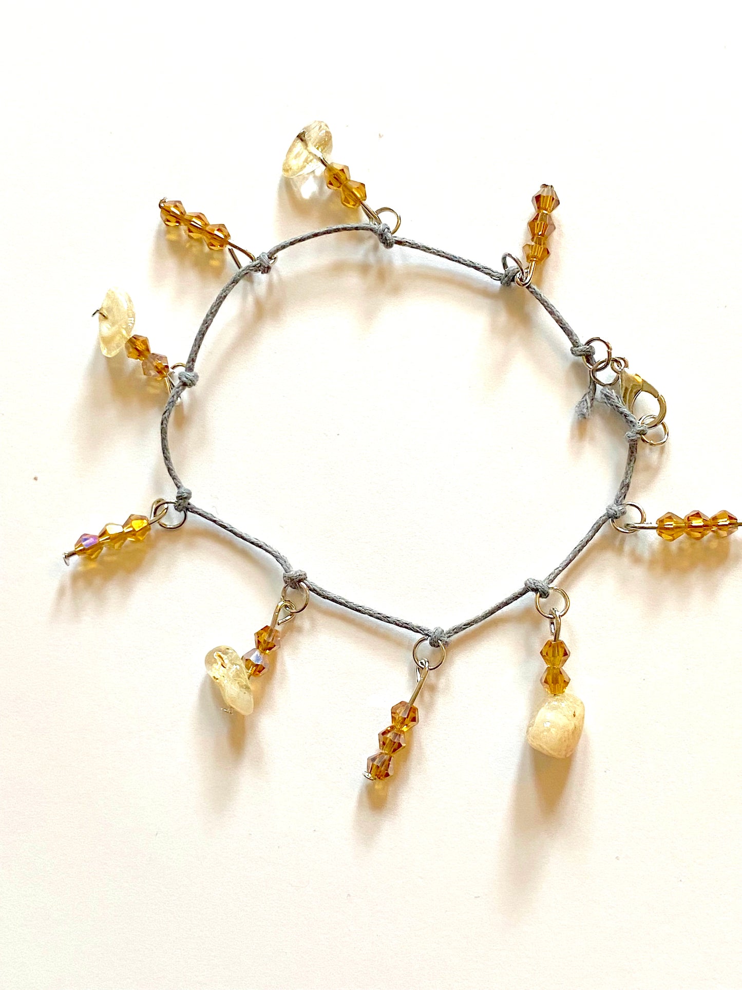 Citrine Amber Bracelet