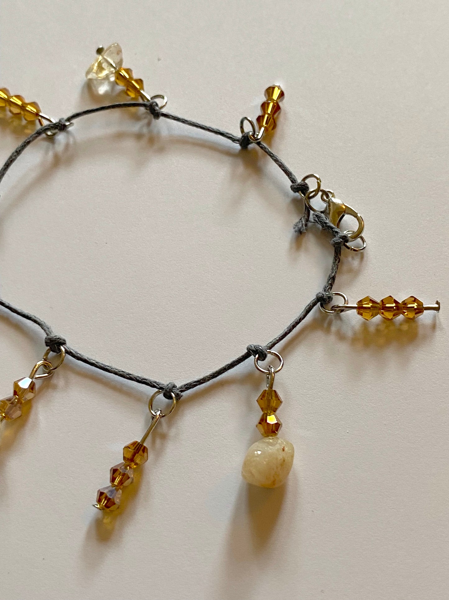 Citrine Amber Bracelet