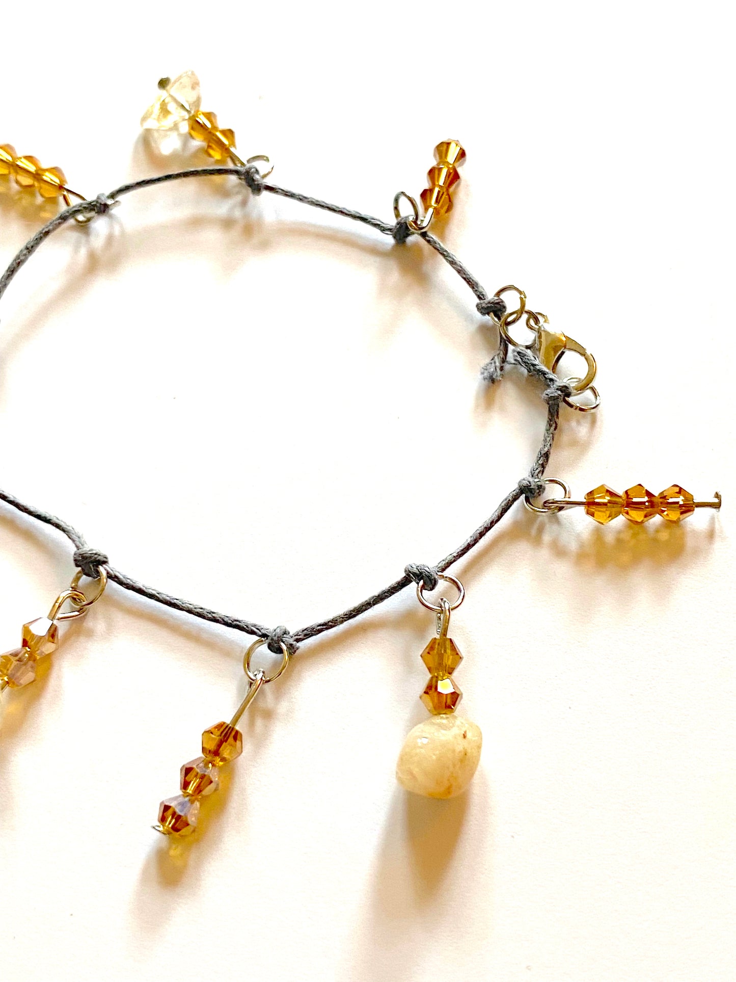 Citrine Amber Bracelet