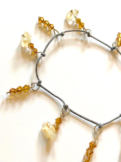 Citrine Amber Bracelet