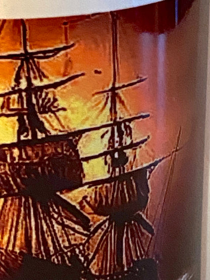 Swirling Ocean Ship Coffee Mug