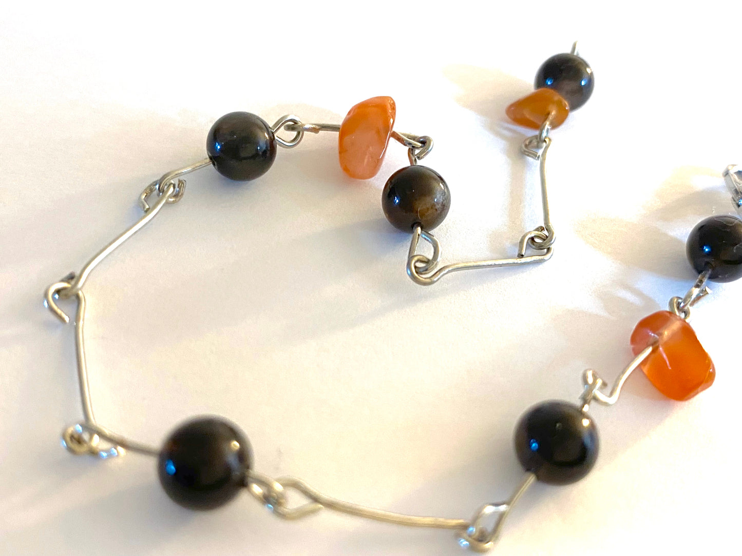 Onyx Red Agate Bracelet