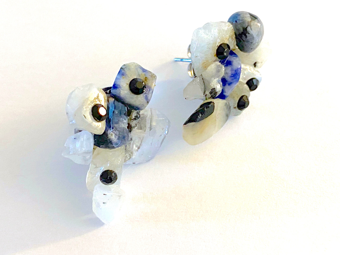 Quartz Sodalite Earring