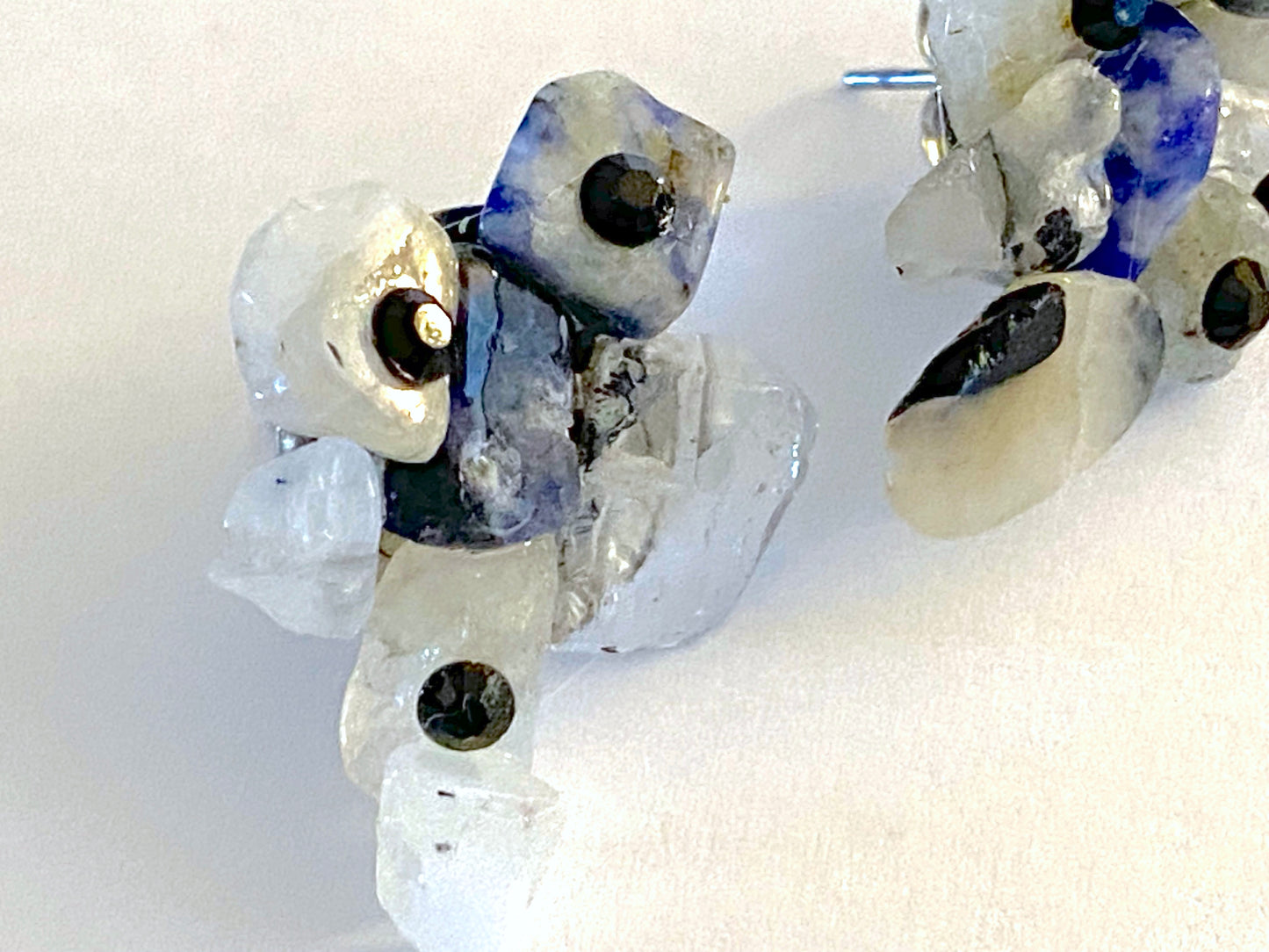 Quartz Sodalite Earring
