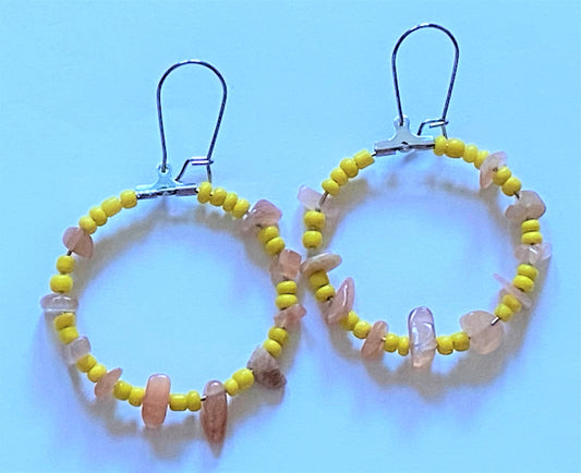 Sunstone Yellow Hoops