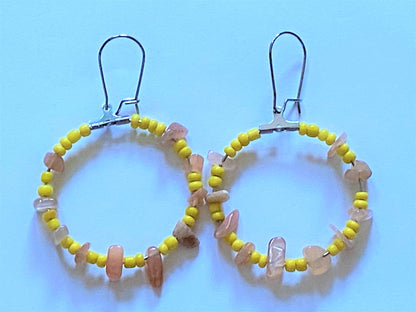 Sunstone Yellow Hoops