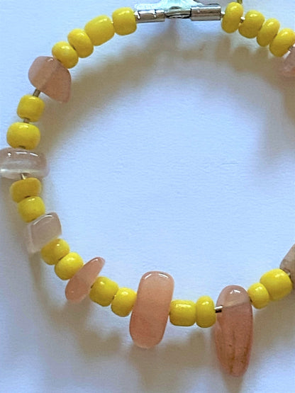 Sunstone Yellow Hoops